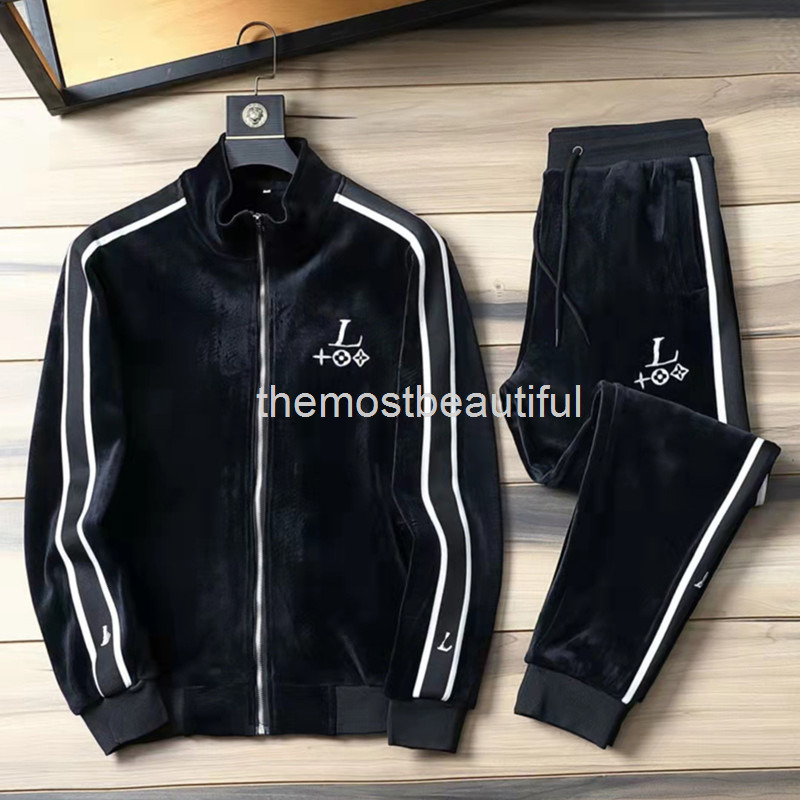 Men's Tracksuits Winter golden velvet casual sportswear set men's fashion two-piece large European, 2# packing bag
Men's Tracksuits Winter golden velvet casual sportswear set men's fashion two-piece large European, 2# packing bag