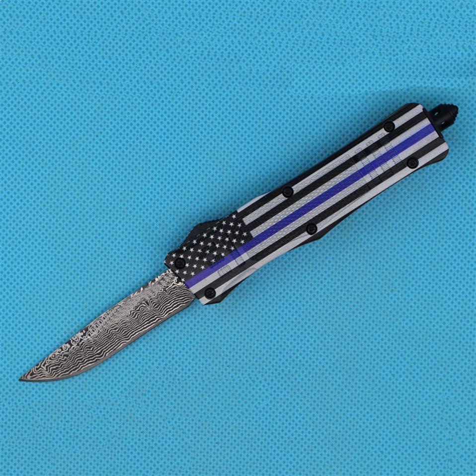 Allvin Manufacture Blue Flag 7 Inch 616 Mini Auto Tactical Knife 440C Laser Pattern Finish Blade EDC Pocket Knives With Nylon Bag264s
Allvin Manufacture Blue Flag 7 Inch 616 Mini Auto Tactical Knife 440C Laser Pattern Finish Blade EDC Pocket Knives With Nylon Bag264s