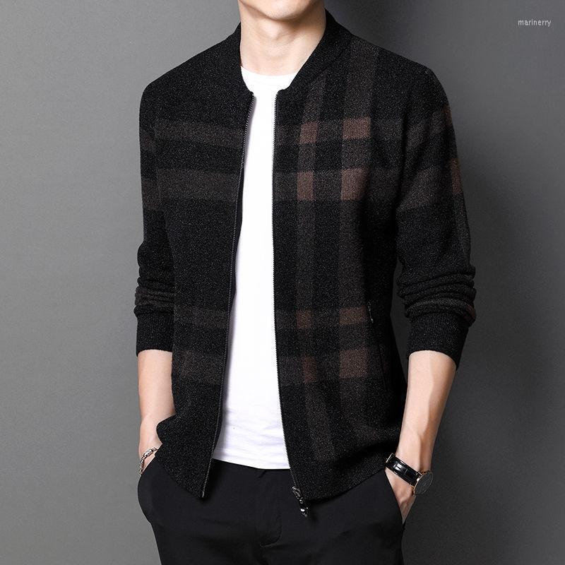 Men's Sweaters Spring And Autumn Men's Plaid Cardigan Sweater Warm Zip Knitted Jacket Slim Casual Clothing Men S11Men's Mari22, Huise
Men's Sweaters Spring And Autumn Men's Plaid Cardigan Sweater Warm Zip Knitted Jacket Slim Casual Clothing Men S11Men's Mari22, Huise