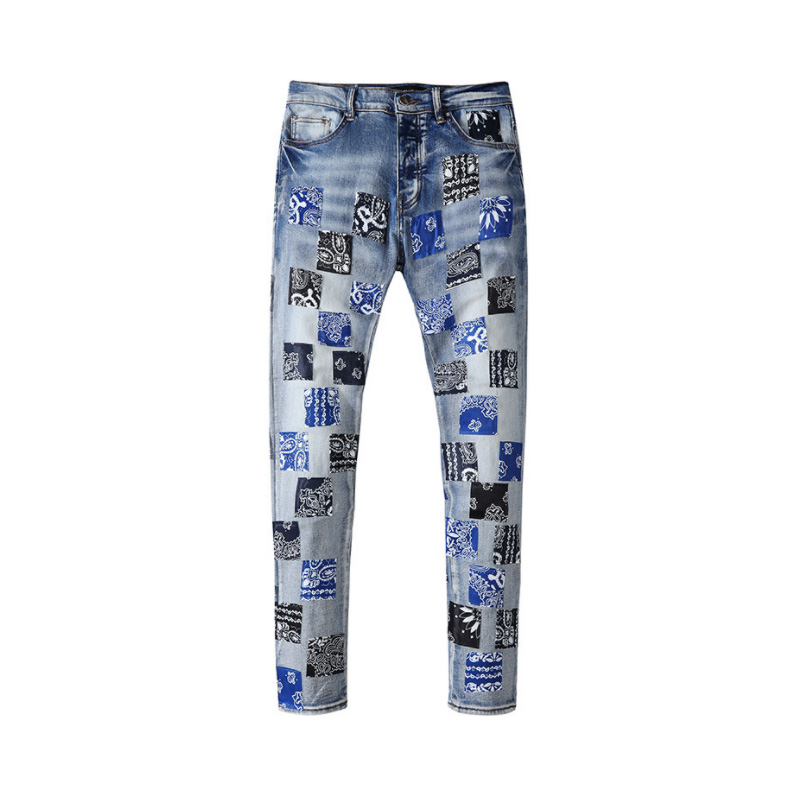 Best Quality New Men's Jeans Streetwear Holes Slim Designer Jean, As picture 1
Best Quality New Men's Jeans Streetwear Holes Slim Designer Jean, As picture 1