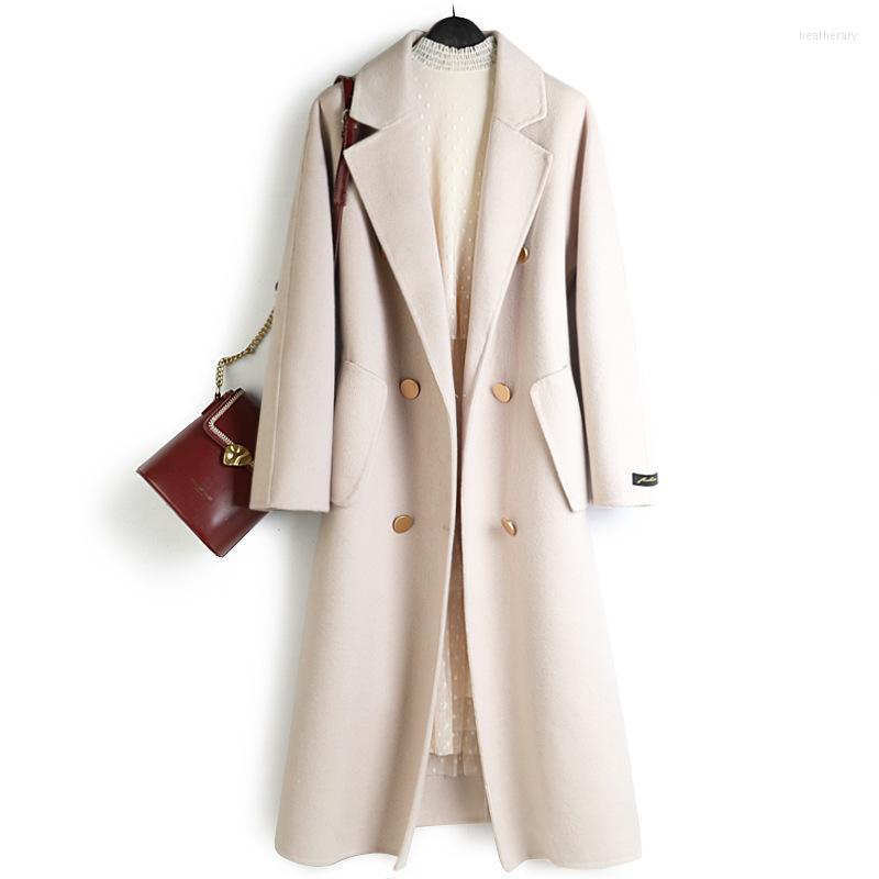 Women's Wool & Blends Double Breasted Coat 2022 Women Fall Fashion Turn-down Collar Solid Demi-season Jackets Korean Heat22, Beige
Women's Wool & Blends Double Breasted Coat 2022 Women Fall Fashion Turn-down Collar Solid Demi-season Jackets Korean Heat22, Beige