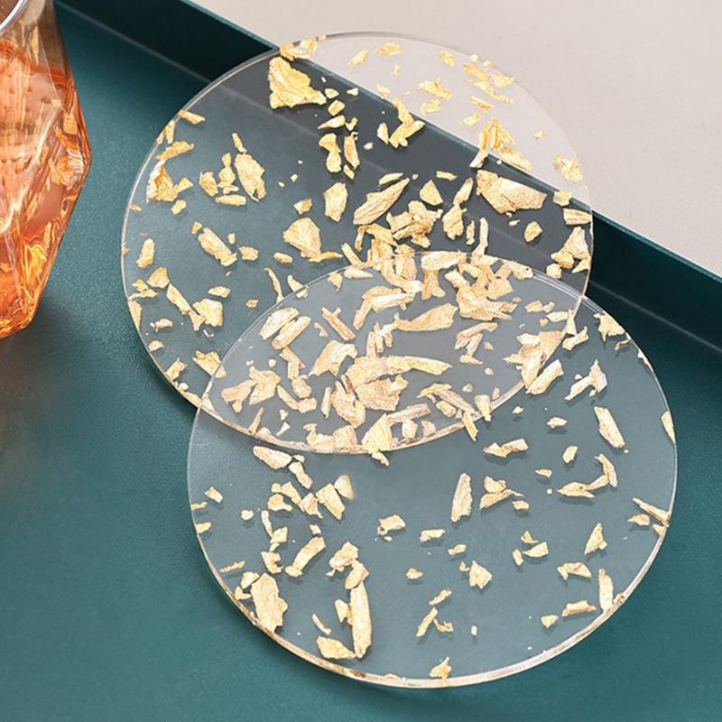 Mats & Pads 1 Pcs Gold Foil Heat Insulation Table Mat Anti-skid Cup Tea Milk Mug Coffee Kitchen Decorative
Mats & Pads 1 Pcs Gold Foil Heat Insulation Table Mat Anti-skid Cup Tea Milk Mug Coffee Kitchen Decorative
