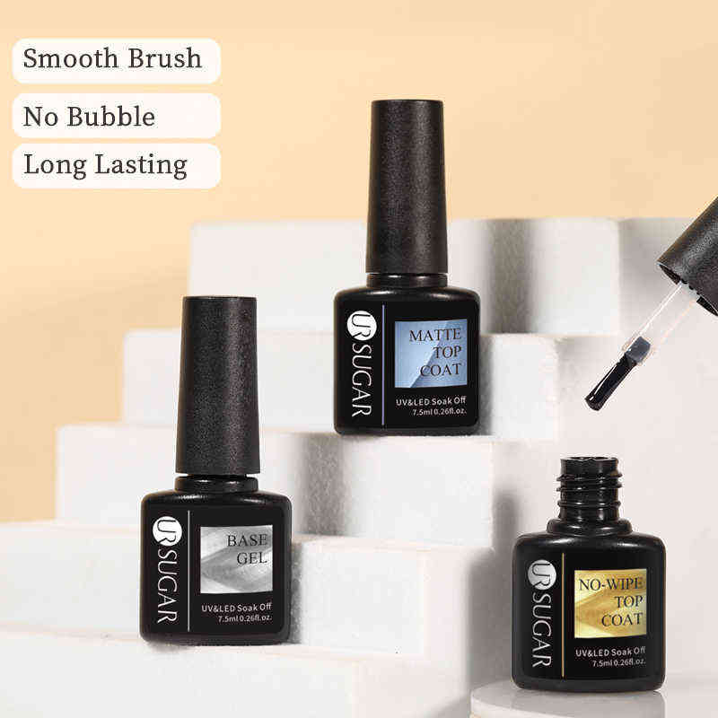 NXY Nail Gel Base No Wipe Matte Top Function Soak Off Led Uv Polish Long Lasting Art Varnish Manicure 0328