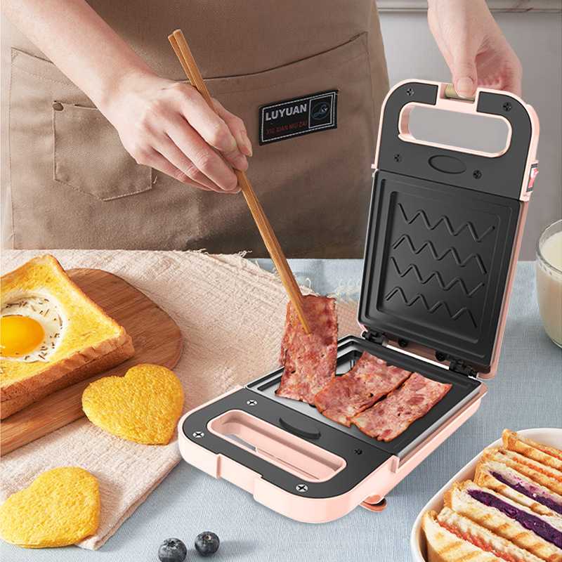 Bread Makers Electric Sandwich Maker Waffle Fast Breakfast Machine Toaster Kitchen Pancake Multifunction Baking Electr
Bread Makers Electric Sandwich Maker Waffle Fast Breakfast Machine Toaster Kitchen Pancake Multifunction Baking Electr