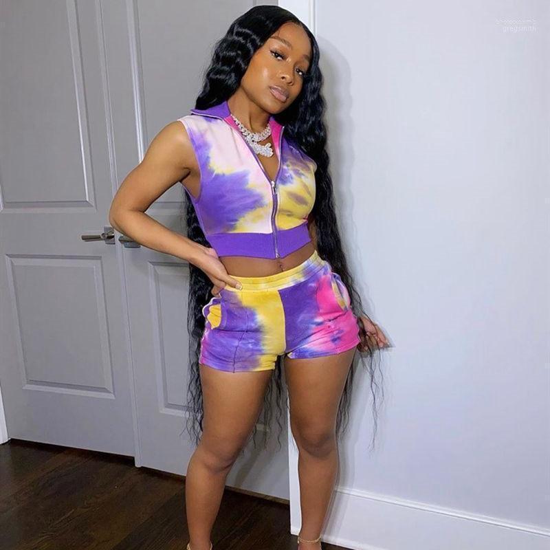 Women' Tracksuits Hirigin 2022 Women Tracksuit Crop Top Biker Shorts Matching Sets 2 Piece Club Outfits Sexy Tie Dye Two Set Summer Clothes
Women' Tracksuits Hirigin 2022 Women Tracksuit Crop Top Biker Shorts Matching Sets 2 Piece Club Outfits Sexy Tie Dye Two Set Summer Clothes