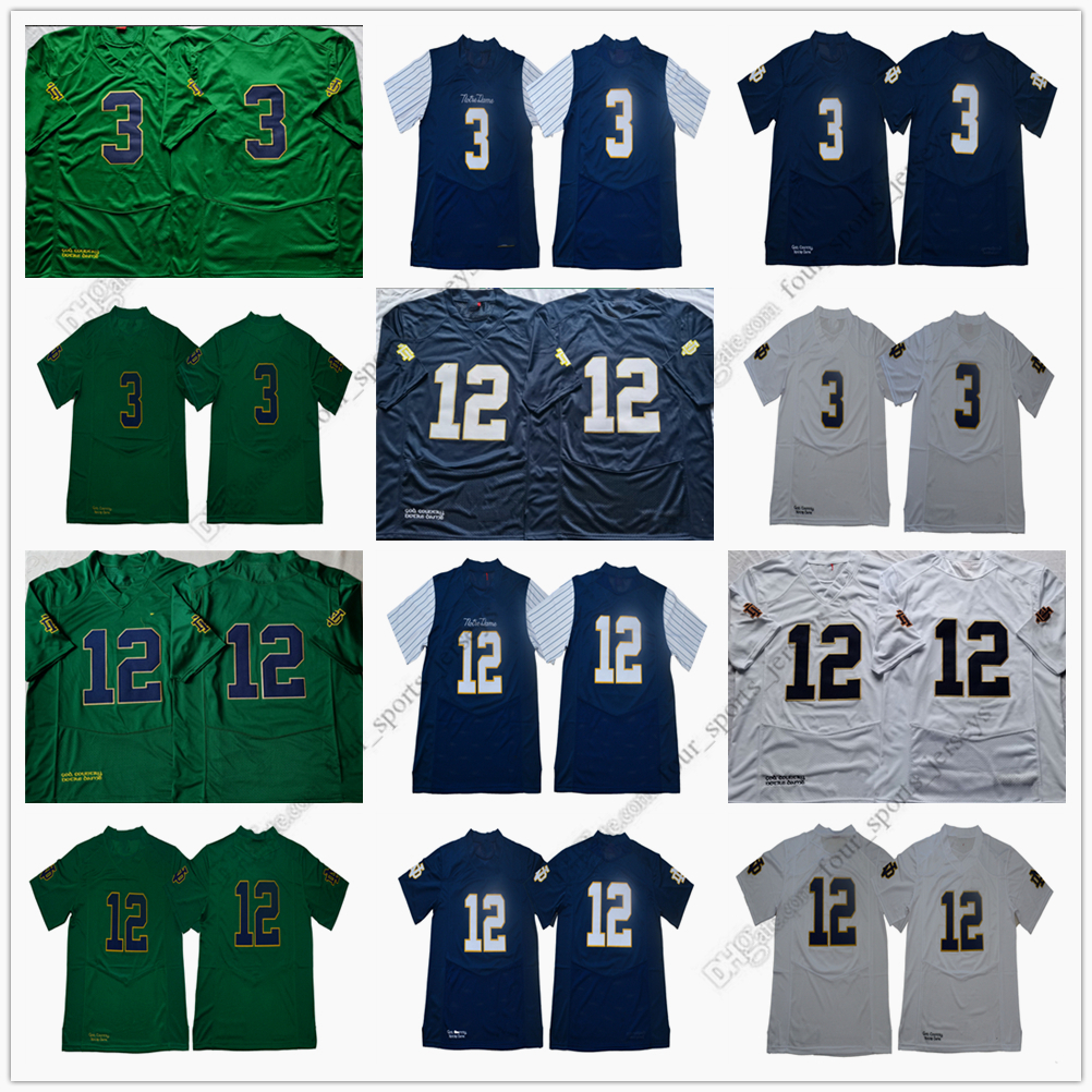 NCAA Norte Dame Fighting Irish College Football Jersey 3 Joe Montana 12 Tyler Buchner 12 Ian Book High quality stitching, As picture
NCAA Norte Dame Fighting Irish College Football Jersey 3 Joe Montana 12 Tyler Buchner 12 Ian Book High quality stitching, As picture