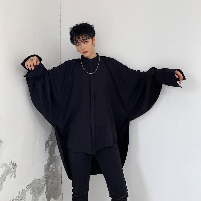 Men's Casual Shirts Style Deconstructor Outline Dark Black Shirt Sleeve Long-sleeved Minority Spring Fashion Design, White;black
Men's Casual Shirts Style Deconstructor Outline Dark Black Shirt Sleeve Long-sleeved Minority Spring Fashion Design, White;black