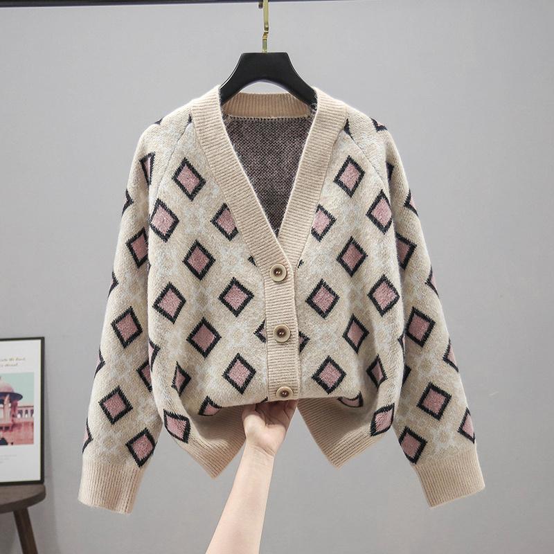 Women's Knits & Tees V-neck Knitted Sweater 2022 Springautumn Korean Loose Long-sleeved Jacket All-match Blouselong Sleeves Coat Harajuku Ba, Black
Women's Knits & Tees V-neck Knitted Sweater 2022 Springautumn Korean Loose Long-sleeved Jacket All-match Blouselong Sleeves Coat Harajuku Ba, Black