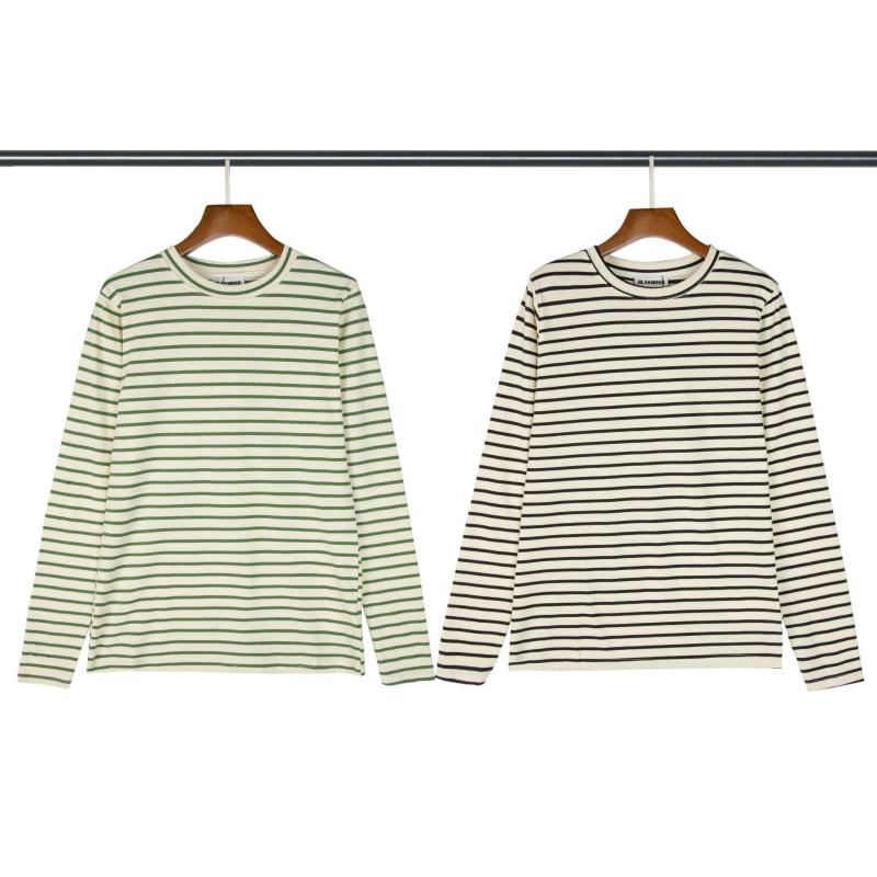Men' T-Shirts Fashion Jil3. Sander Elegant And Versatile Contrast Stripe Temperament Aging Long Sleeve T-shirt Women' SweaterMen, Black
Men' T-Shirts Fashion Jil3. Sander Elegant And Versatile Contrast Stripe Temperament Aging Long Sleeve T-shirt Women' SweaterMen, Black