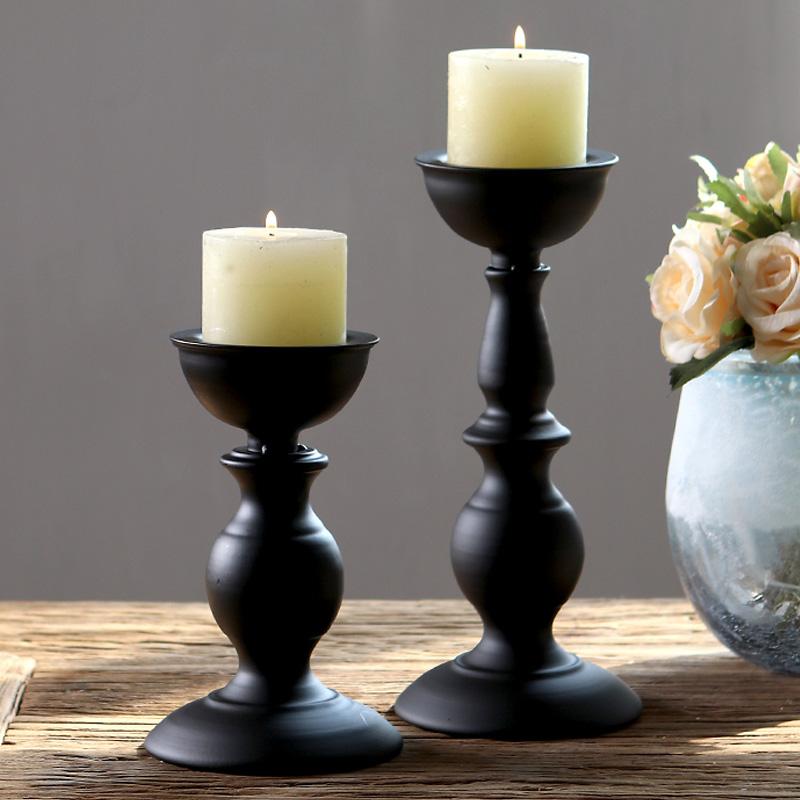 Candle Holders Large Black Iron Metal Candlestick Pillar Holder Table Stand Candlesticks Home Party Decoration Accessories 636
Candle Holders Large Black Iron Metal Candlestick Pillar Holder Table Stand Candlesticks Home Party Decoration Accessories 636