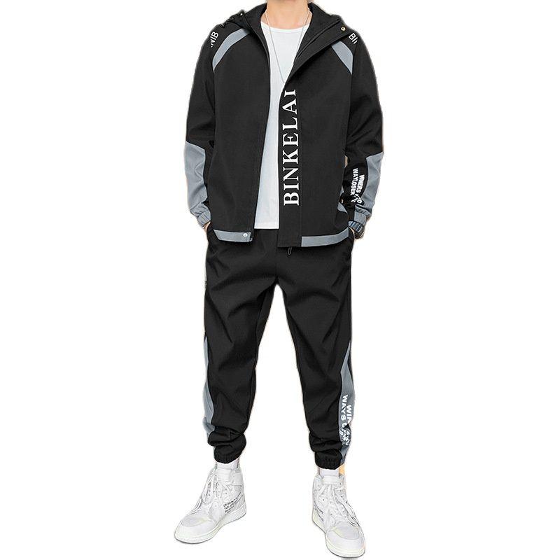 Men's Tracksuits Men Hooded Jacket Suit Autumn Fashion Long Sleeve Sports And Pants Two Piece Set Korean Style Size 4XLMen's, Wsbkld03 black
Men's Tracksuits Men Hooded Jacket Suit Autumn Fashion Long Sleeve Sports And Pants Two Piece Set Korean Style Size 4XLMen's, Wsbkld03 black