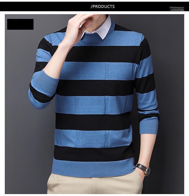 Autumn Winter Men's Wool Sweater Knitting Patchwork Stripe O-neck Stretchy Thick Warm Washable Male Casual Pullover Sweaters Time22, Green
Autumn Winter Men's Wool Sweater Knitting Patchwork Stripe O-neck Stretchy Thick Warm Washable Male Casual Pullover Sweaters Time22, Green