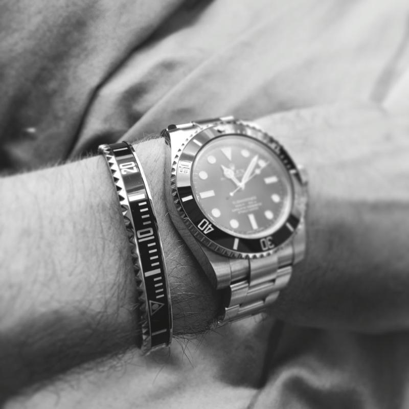 Bangle Dial Steel Speedometer Bracelets & Bangles Sommergibile Bracciale Da Sottomarino Bezel Pulseiras Bijoux No LogoBangleBangle Bangl