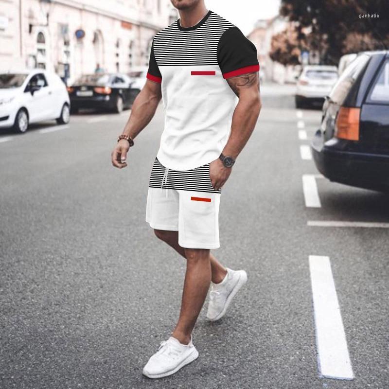Men's Tracksuits Men's Summer Tracksuit Casual Stylish Sweatersuit Set Stripe Splicing T-Shirt Shorts Suits Male 2 Pieces Sportswear Clo, 27
Men's Tracksuits Men's Summer Tracksuit Casual Stylish Sweatersuit Set Stripe Splicing T-Shirt Shorts Suits Male 2 Pieces Sportswear Clo, 27