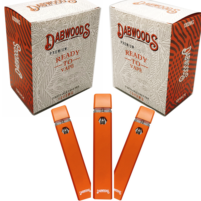 Dabwoods 1.0ml Disposable Vape Pen E Cigarettes Starter Kits Snap On Empty E Cig Carts 10 Colors With Packaging Box
Dabwoods 1.0ml Disposable Vape Pen E Cigarettes Starter Kits Snap On Empty E Cig Carts 10 Colors With Packaging Box
