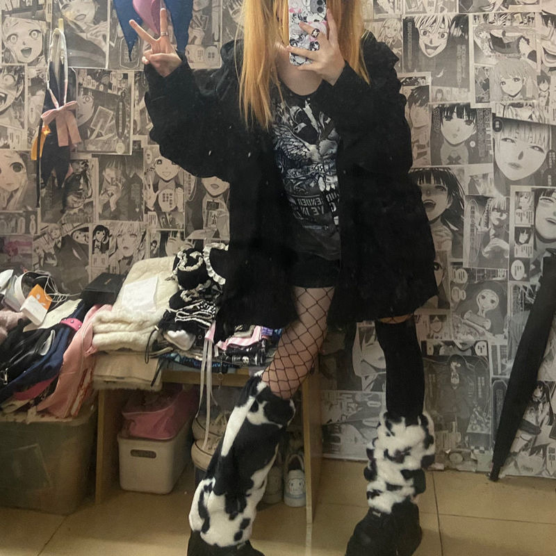 Punk Graphic Gothic Tshirt Women Harajuku Fairy Grunge Skull Top Tee Dark Academia Aesthetic Emo Plus Size Alternative Clothes 220321