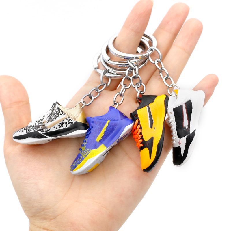 New Style 3D Basketball Keychain Stereo Sneakers Keychains PVC High Quality Keychain Fashion Pendant for Men Women
New Style 3D Basketball Keychain Stereo Sneakers Keychains PVC High Quality Keychain Fashion Pendant for Men Women