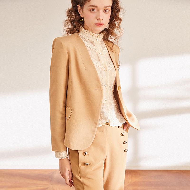 Women' Suits & Blazers Women Simple Design 66% Rayon Blended Suit Long Sleeves Single Button Ladies Office Work Clothing FashionWomen, As picture
Women' Suits & Blazers Women Simple Design 66% Rayon Blended Suit Long Sleeves Single Button Ladies Office Work Clothing FashionWomen, As picture