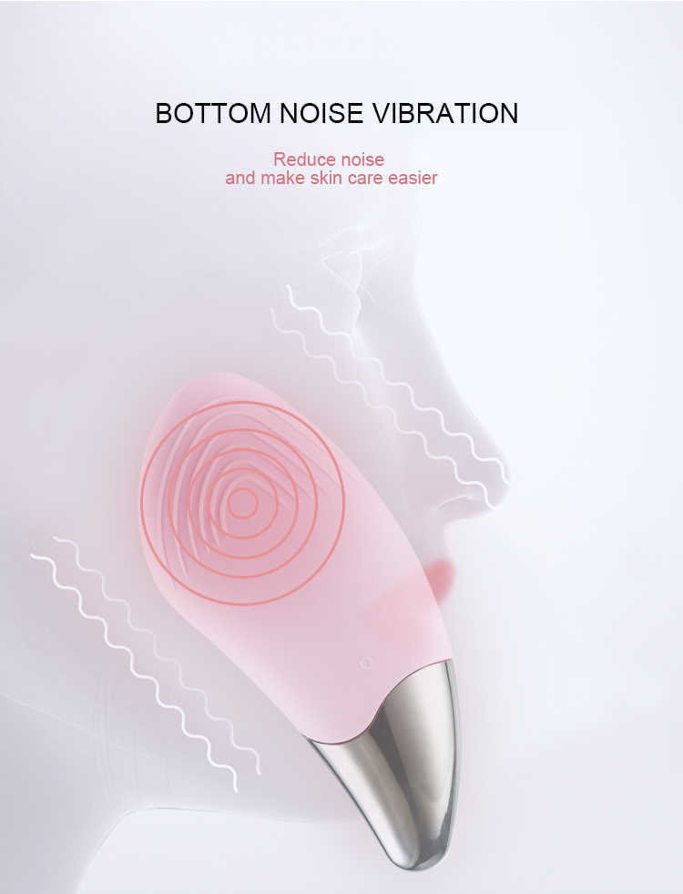 Portable Sonic Electric Face Clean Brush Silicone Skin Cleanser Brushes Massage Tools Facial Pore Cleansing Makeup Residuals Removing Beauty