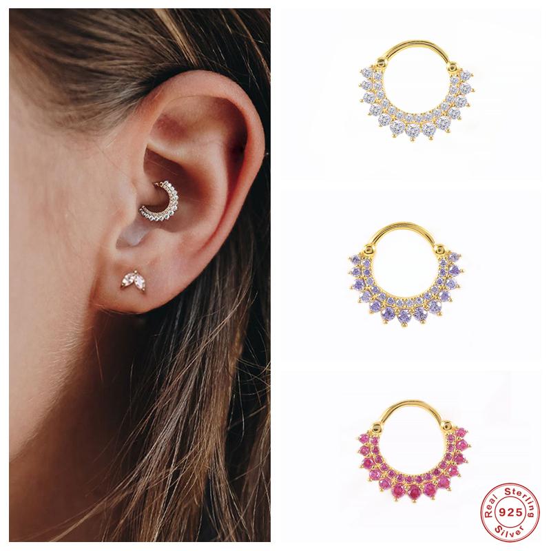Hoop & Huggie Aide 925 Sterling Silver Shiny Double Layer Rhinestone Earrings For Women Cartilage Ear Bone Buckle Piercing JewelryHoop
Hoop & Huggie Aide 925 Sterling Silver Shiny Double Layer Rhinestone Earrings For Women Cartilage Ear Bone Buckle Piercing JewelryHoop