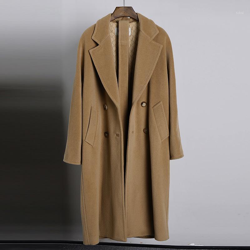 Women's Wool & Blends Cashmere Coat Female Long Max Hepburn Wind 101801 Double-breasted Camel Overcoat Woollen
Women's Wool & Blends Cashmere Coat Female Long Max Hepburn Wind 101801 Double-breasted Camel Overcoat Woollen