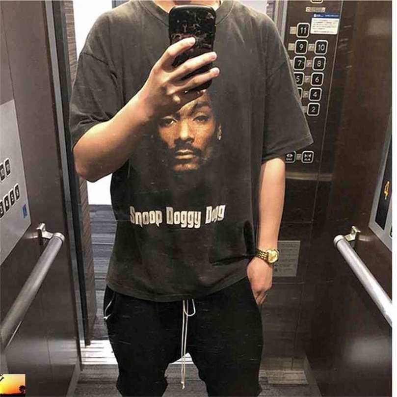 Snopp Dogg T-Shirt Men Women Oversized T Shirt streetwear big avatar drop 210420