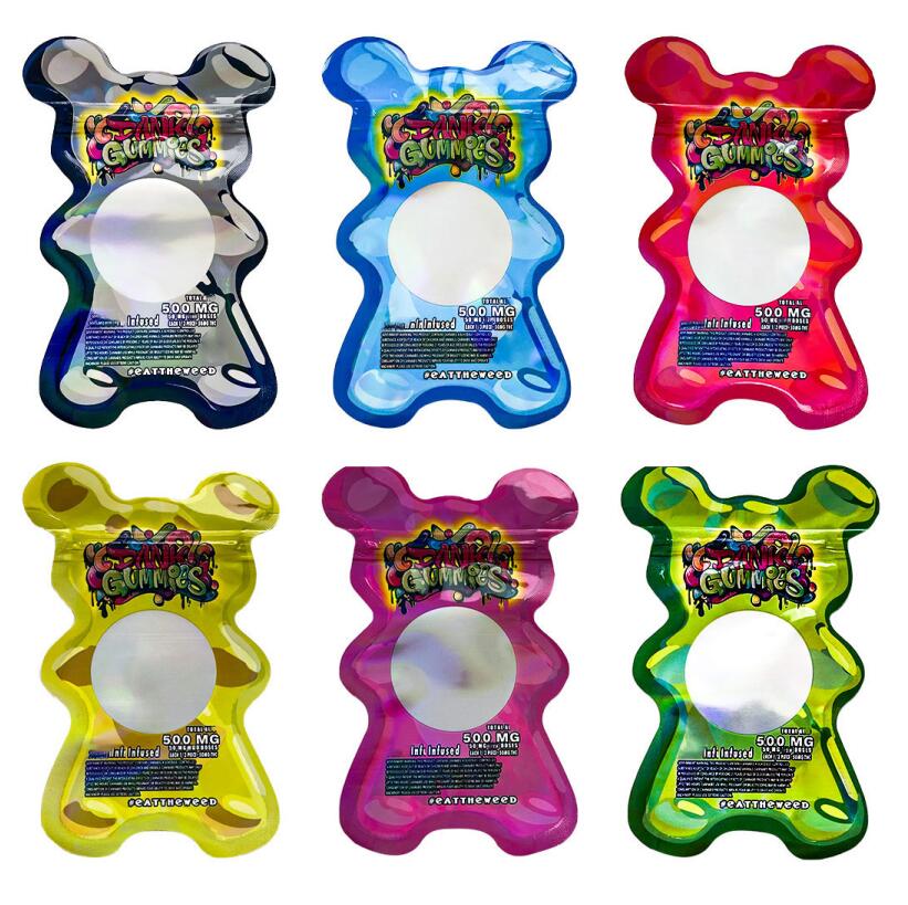 Special shaped Bears Bags Wholesale Edibles Dank Gummies 500mg Gummy Bag Worms Cubes Packaging edible Mylar bagss
Special shaped Bears Bags Wholesale Edibles Dank Gummies 500mg Gummy Bag Worms Cubes Packaging edible Mylar bagss