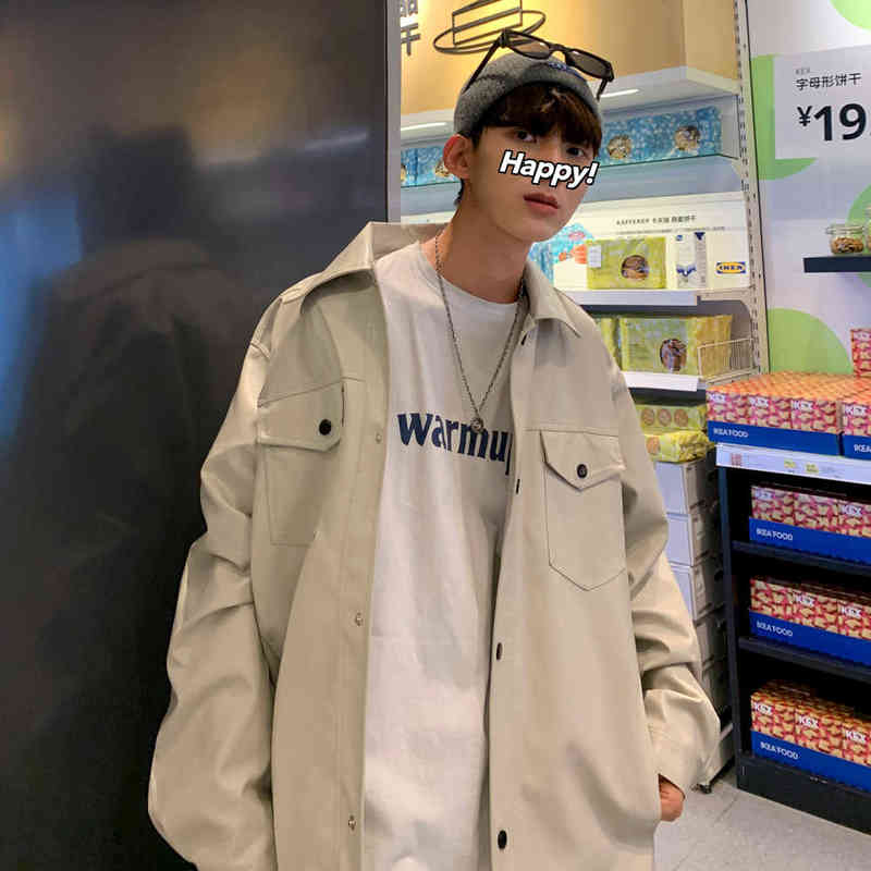 Korean Fashion Trends Faux Leather Jackets for Mens Oversized Autumn Clothing Teen Black Windbreaker Coats Motorcycle Streetwear T220728, Creamy-white
Korean Fashion Trends Faux Leather Jackets for Mens Oversized Autumn Clothing Teen Black Windbreaker Coats Motorcycle Streetwear T220728, Creamy-white