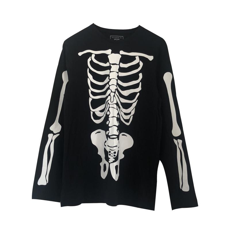 Women' T-Shirt High Street Hip Hop Oversize Fashion Skeleton Print Dark Retro Long Sleeve Round Neck SweatshirtWomen, Black
Women' T-Shirt High Street Hip Hop Oversize Fashion Skeleton Print Dark Retro Long Sleeve Round Neck SweatshirtWomen, Black