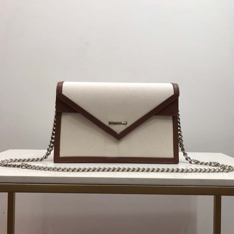 Envelope Crossbody Bag Chain Handbags Purse Canvas Leather Letter Latch Silver Hardware Cluth Flip Shoulder Bag High Quality Small Square Wallets, Just box
Envelope Crossbody Bag Chain Handbags Purse Canvas Leather Letter Latch Silver Hardware Cluth Flip Shoulder Bag High Quality Small Square Wallets, Just box