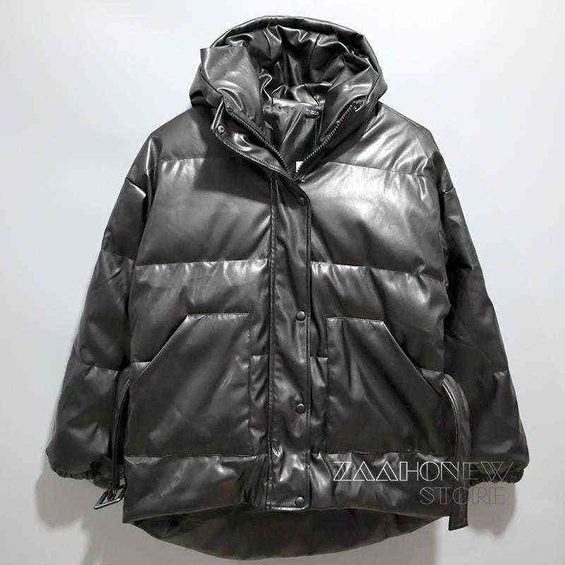 Zaahonew 2021 Winter Women Warm Hooded Faux Leather Parka Jacket Casual With Belt Pocket Cotton Jacket Female Black Outfit Ladies J220727
Zaahonew 2021 Winter Women Warm Hooded Faux Leather Parka Jacket Casual With Belt Pocket Cotton Jacket Female Black Outfit Ladies J220727