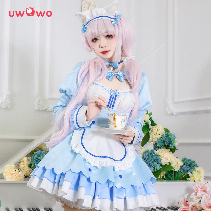 Anime Costumes Game NEKOPARA vol.4 Vanilla Maid Dress Cosplay Costume Chocola Vanilla Special Cute Blue Dress For Women Girl Outfits
Anime Costumes Game NEKOPARA vol.4 Vanilla Maid Dress Cosplay Costume Chocola Vanilla Special Cute Blue Dress For Women Girl Outfits