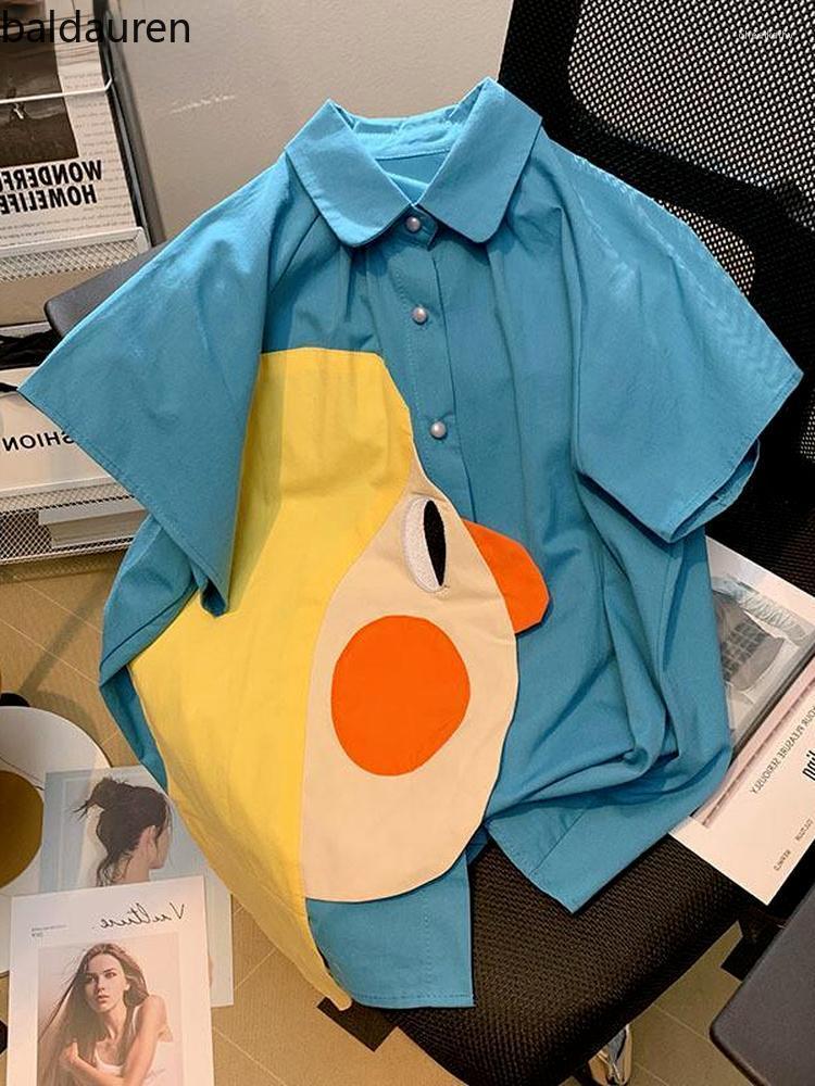 Women's Blouses & Shirts Harajuku Anime Print Oversized Shirt Women Summer Short Sleeve Streetwear 2022 Fashion Beach Style Vintage Blouse C, Blue
Women's Blouses & Shirts Harajuku Anime Print Oversized Shirt Women Summer Short Sleeve Streetwear 2022 Fashion Beach Style Vintage Blouse C, Blue