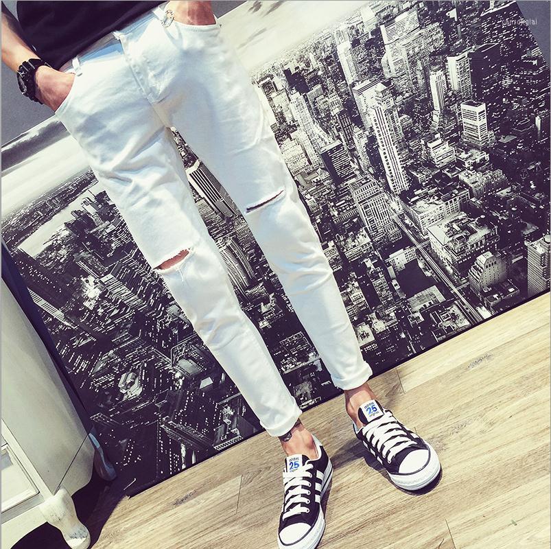 Men's Jeans Top Quality 2022 Fashion Casual Knee Hole White Men Slim Hip Hop Denim Skinny Ankle Length Pants Homme HombreMen's
Men's Jeans Top Quality 2022 Fashion Casual Knee Hole White Men Slim Hip Hop Denim Skinny Ankle Length Pants Homme HombreMen's