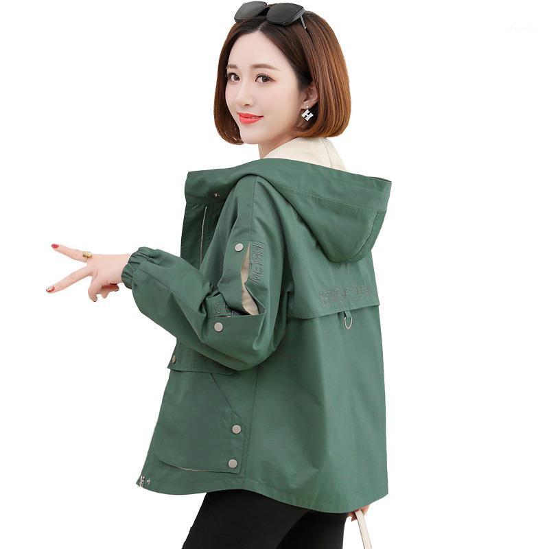 Women's Jackets Fashion Hooded Women Jacket 2022 Autumn Zipper Coat Long Sleeve Female Windbreaker Outerwear Plus Size P581, Green
Women's Jackets Fashion Hooded Women Jacket 2022 Autumn Zipper Coat Long Sleeve Female Windbreaker Outerwear Plus Size P581, Green