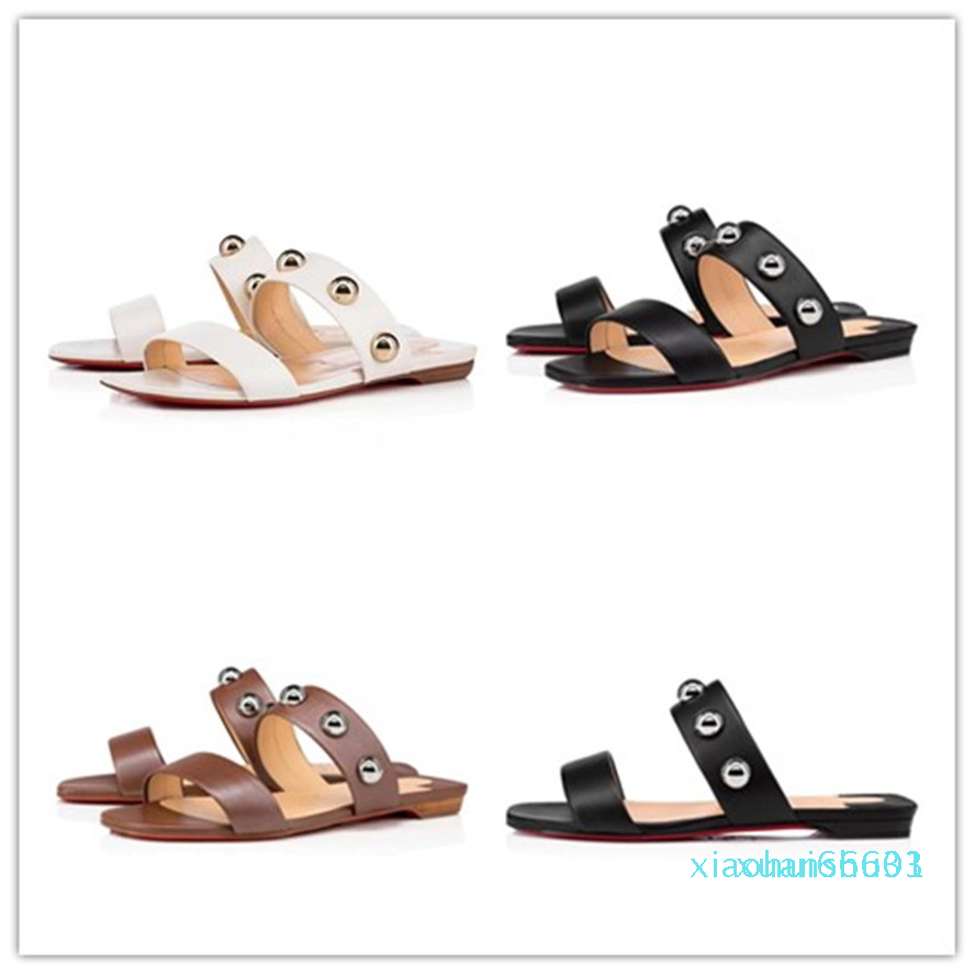 2022 Summer Comfortable Classic Brand Women Shoes Sandals Bottoms Red Simple Bille Flat Leather Black White Brown5
2022 Summer Comfortable Classic Brand Women Shoes Sandals Bottoms Red Simple Bille Flat Leather Black White Brown5