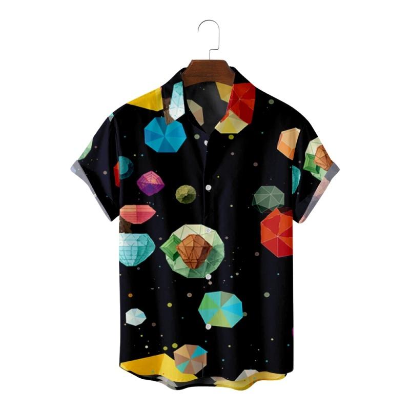 Men's Casual Shirts Hawaiian Men's 3D Asteroid Print Short Sleeve Quick Dry Beach Holiday Party For Men And WomenMen's, 3m37
Men's Casual Shirts Hawaiian Men's 3D Asteroid Print Short Sleeve Quick Dry Beach Holiday Party For Men And WomenMen's, 3m37