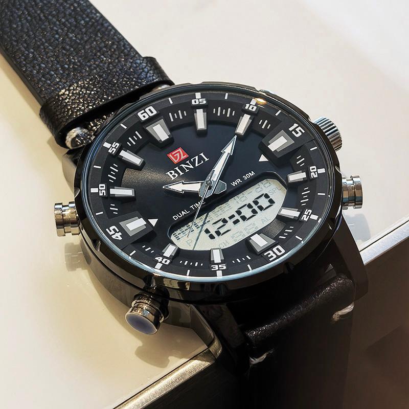 Wristwatches Relogio Masculino Luxury Black Mens Quartz Watches Top Brand Men Sport Waterproof Chronograph Male Clock, Leather b
Wristwatches Relogio Masculino Luxury Black Mens Quartz Watches Top Brand Men Sport Waterproof Chronograph Male Clock, Leather b