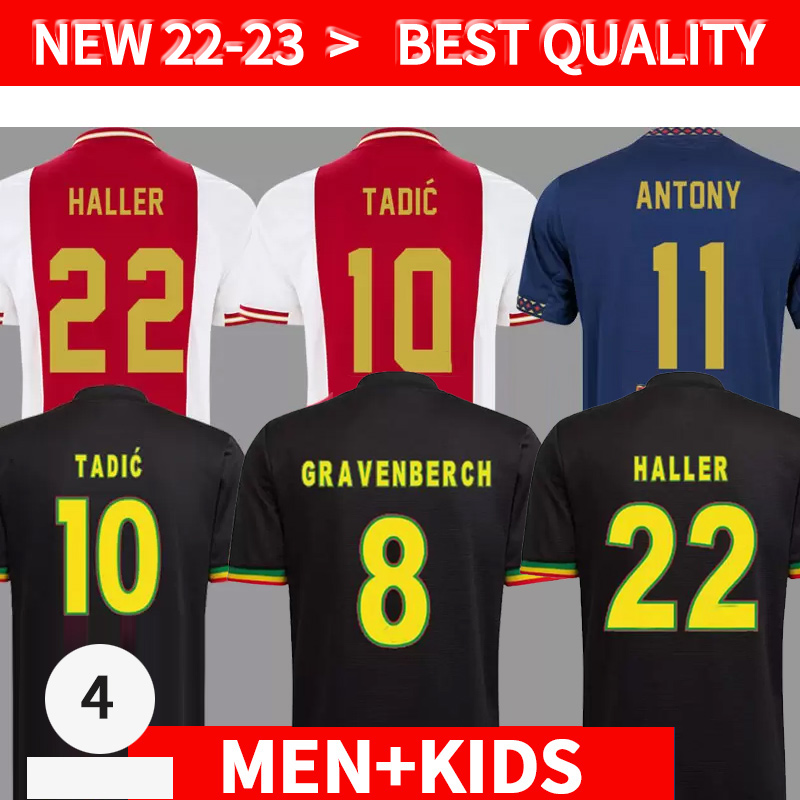 21 22 23 Bob Marley Soccer Jerseys player version TADIC football shirts BERGHUIS HALLER Third black Kit BLIND KLAASSEN GRAVENBERCH 2022 2023 men kids sets uniform, 2122 third
21 22 23 Bob Marley Soccer Jerseys player version TADIC football shirts BERGHUIS HALLER Third black Kit BLIND KLAASSEN GRAVENBERCH 2022 2023 men kids sets uniform, 2122 third