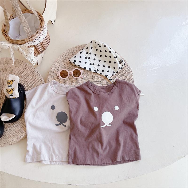 T-shirts Korean Style Baby Girls Sleeveless T Shirts Summer Cartoon Cotton Loose Soft TeesT-shirts, Apricot
T-shirts Korean Style Baby Girls Sleeveless T Shirts Summer Cartoon Cotton Loose Soft TeesT-shirts, Apricot
