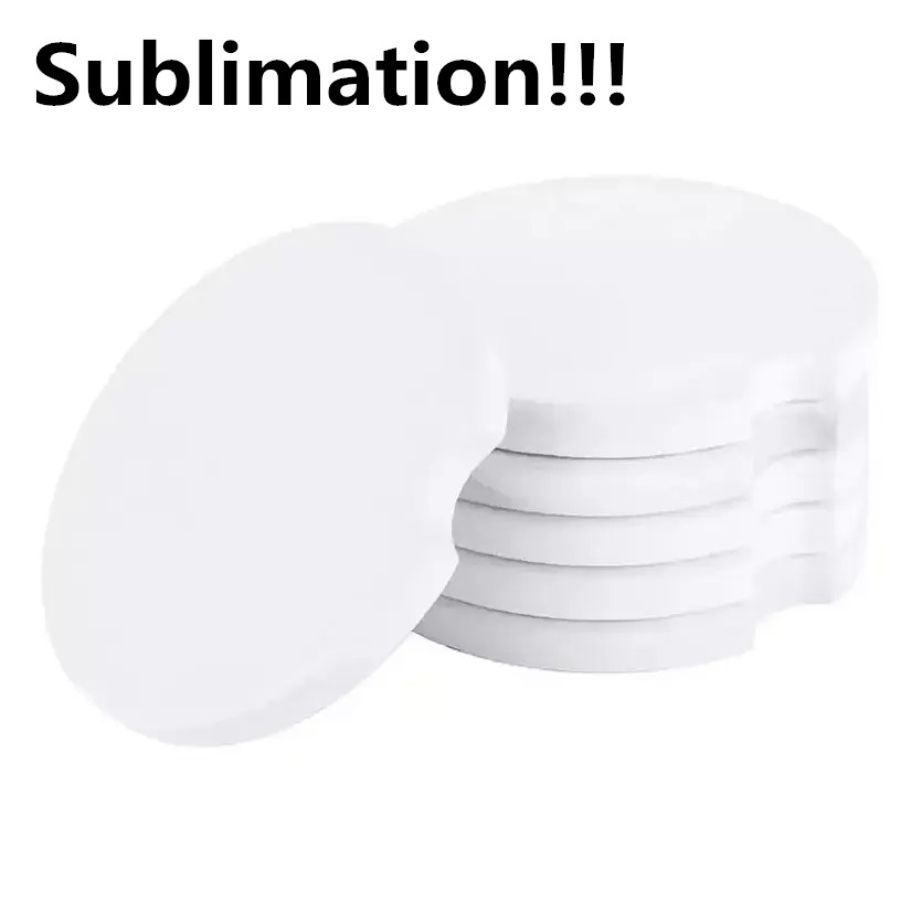 New Sublimation Ceramic Car Coaster Cups Mat Pad Thermal Bumpers Blank White Heat Transfer absorb Water Coasters With Finger Notch Easy Removal Holder
New Sublimation Ceramic Car Coaster Cups Mat Pad Thermal Bumpers Blank White Heat Transfer absorb Water Coasters With Finger Notch Easy Removal Holder