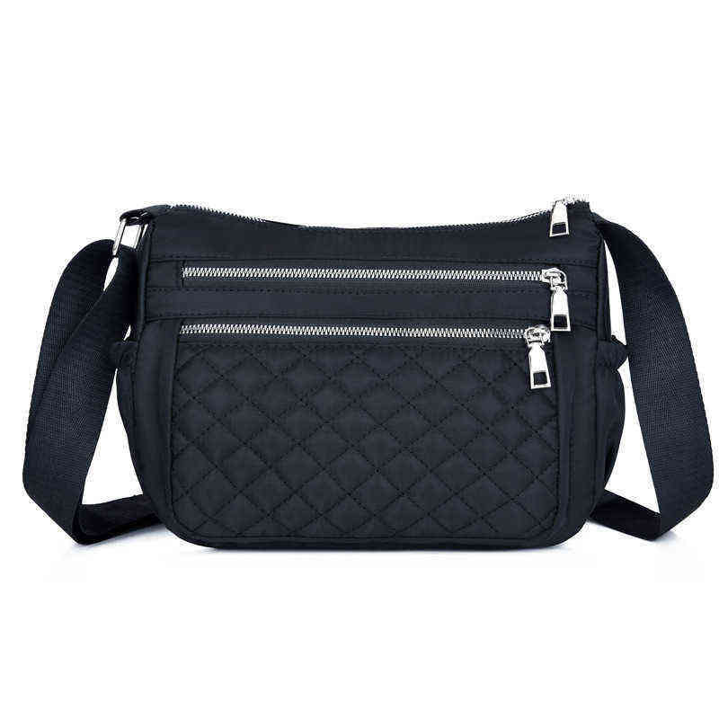 Women s Shoulder Bag Nylon Cloth Messenger Leisure Mommy Bag Lingge Backpack Can Be Ordered handbag 220514