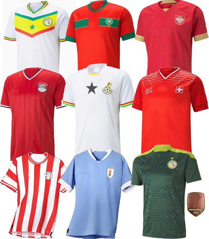 2022 2023 Morocco soccer jerseys Senegal MANE Hakimi Ghana 22 23 Switzerland maillot Serbia MAHREZ URUGUAY EGYPT Paraguay KOUYATE football uniforms shirts HOEME, Serbia home man 2
2022 2023 Morocco soccer jerseys Senegal MANE Hakimi Ghana 22 23 Switzerland maillot Serbia MAHREZ URUGUAY EGYPT Paraguay KOUYATE football uniforms shirts HOEME, Serbia home man 2