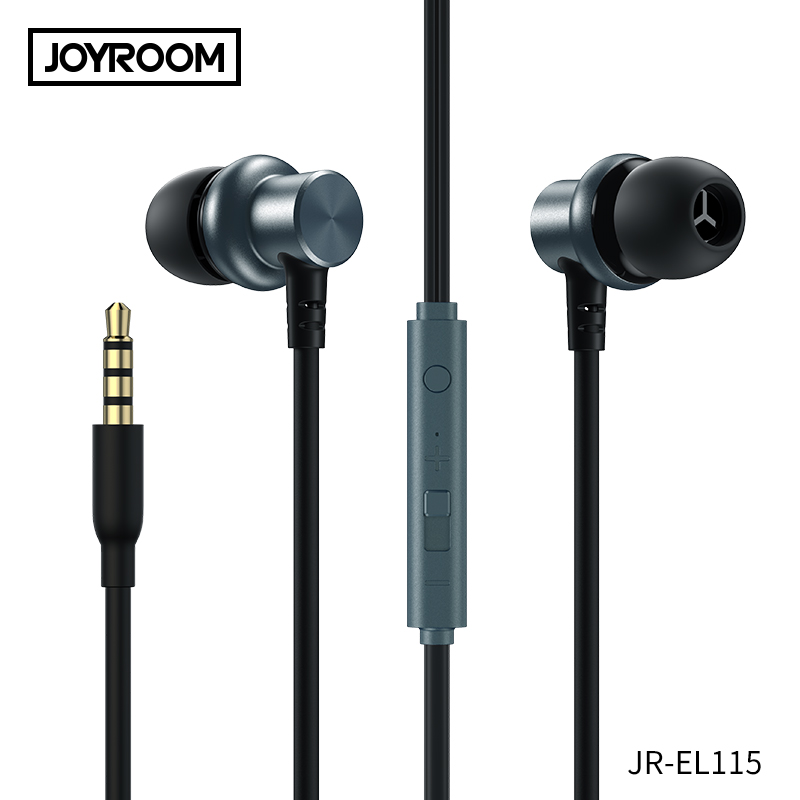 JOYROOM 3.5mm In-Ear Wired Earphones Flat Head Design Wire Control Stereo Earphone with Mic, Grey
JOYROOM 3.5mm In-Ear Wired Earphones Flat Head Design Wire Control Stereo Earphone with Mic, Grey