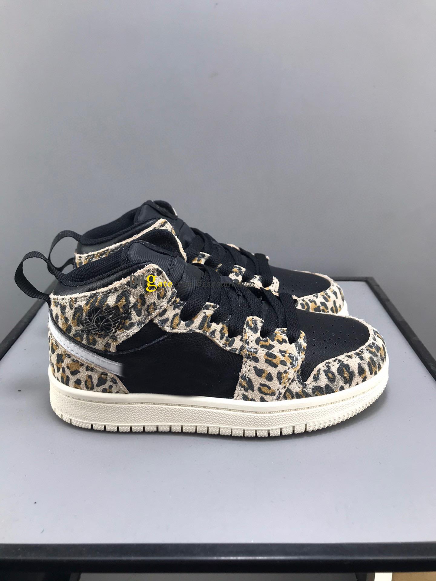 Kids 1 Mid SE TD Cheetah Basketball Shoes kid 1s Sneaker baby Infant Youth Boys size 24-35 BQ6933 021, Black
Kids 1 Mid SE TD Cheetah Basketball Shoes kid 1s Sneaker baby Infant Youth Boys size 24-35 BQ6933 021, Black