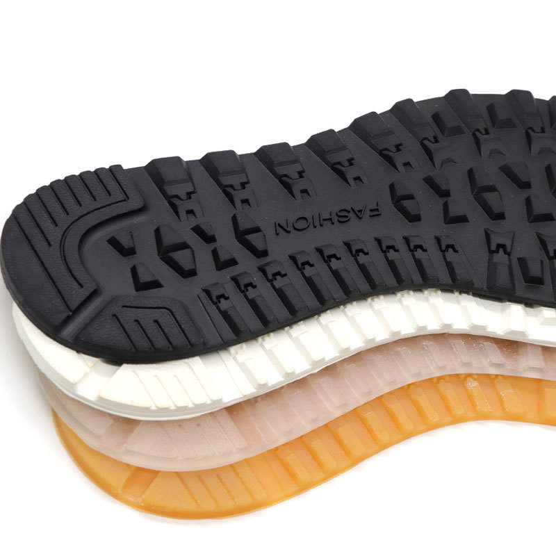 1Pair Rubber Soles for Making Shoes Replacement Outsole Anti Slip Shoe Sole Repair Sheet Protector Sneakers High Heels Material 220621