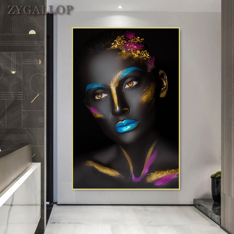 Makeup Black Woman Oil Paintings On Canvas Cuadros Africa Wall Art Posters and Prints Girl Wall Pictures for Living Room Decor
Makeup Black Woman Oil Paintings On Canvas Cuadros Africa Wall Art Posters and Prints Girl Wall Pictures for Living Room Decor