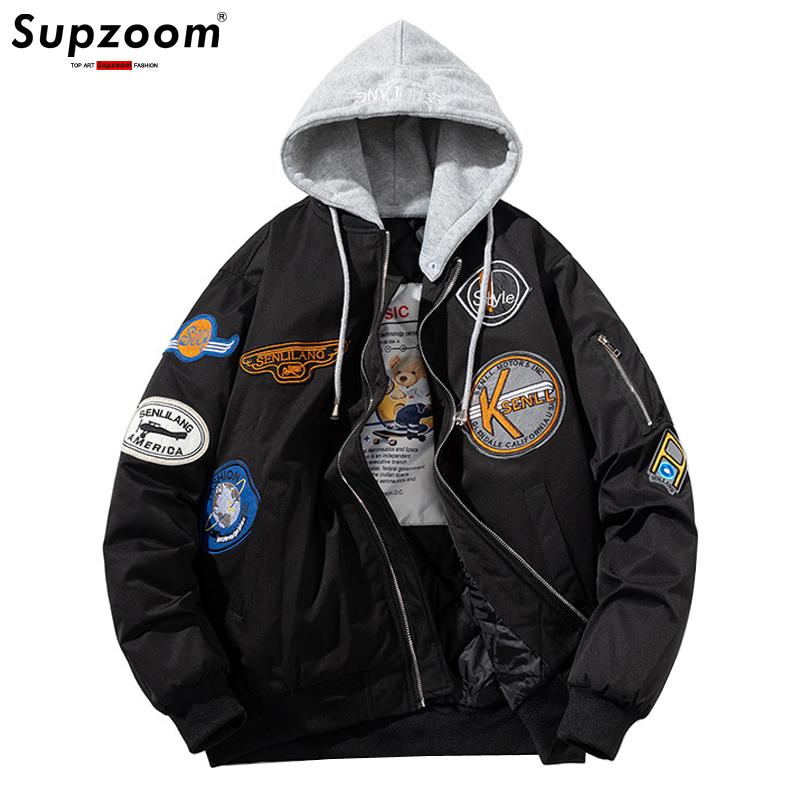 Men's Jackets Supzoom Arrival Top Fashion Pilot Thickened Jacket Rib Sleeve Embroidery Brand Clothing Bomber Men Baseball Cotton, Black;brown
Men's Jackets Supzoom Arrival Top Fashion Pilot Thickened Jacket Rib Sleeve Embroidery Brand Clothing Bomber Men Baseball Cotton, Black;brown