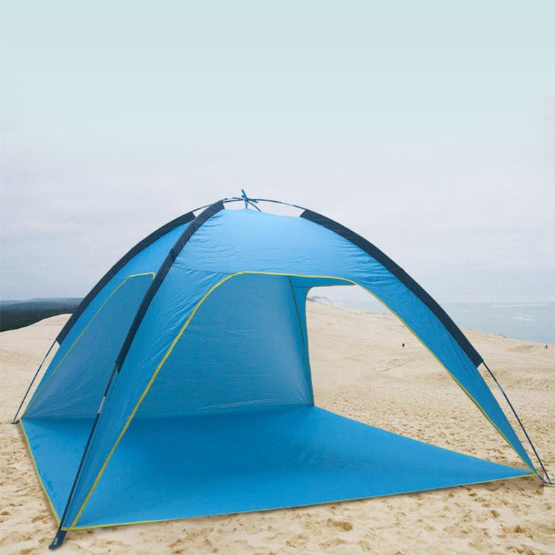 Tents And Shelters Big Beach Camping Tent Ventilated Silver-Coated Rainproof Picnic Anti-UV Sunshade Sun Shelter With Storage Bag
Tents And Shelters Big Beach Camping Tent Ventilated Silver-Coated Rainproof Picnic Anti-UV Sunshade Sun Shelter With Storage Bag