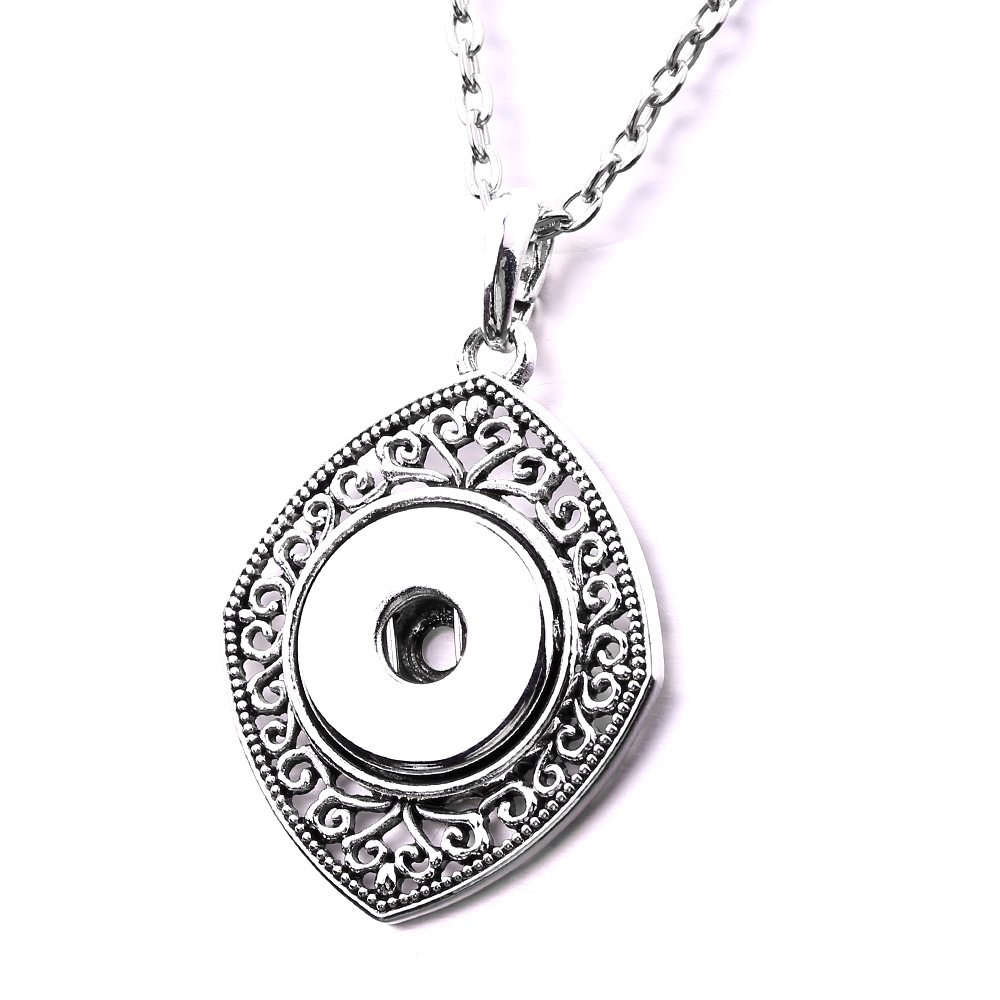New Styles Snap Button necklace 18MM Ginger Snaps Buttons Tree butterfly Charms Necklaces for women jewelry